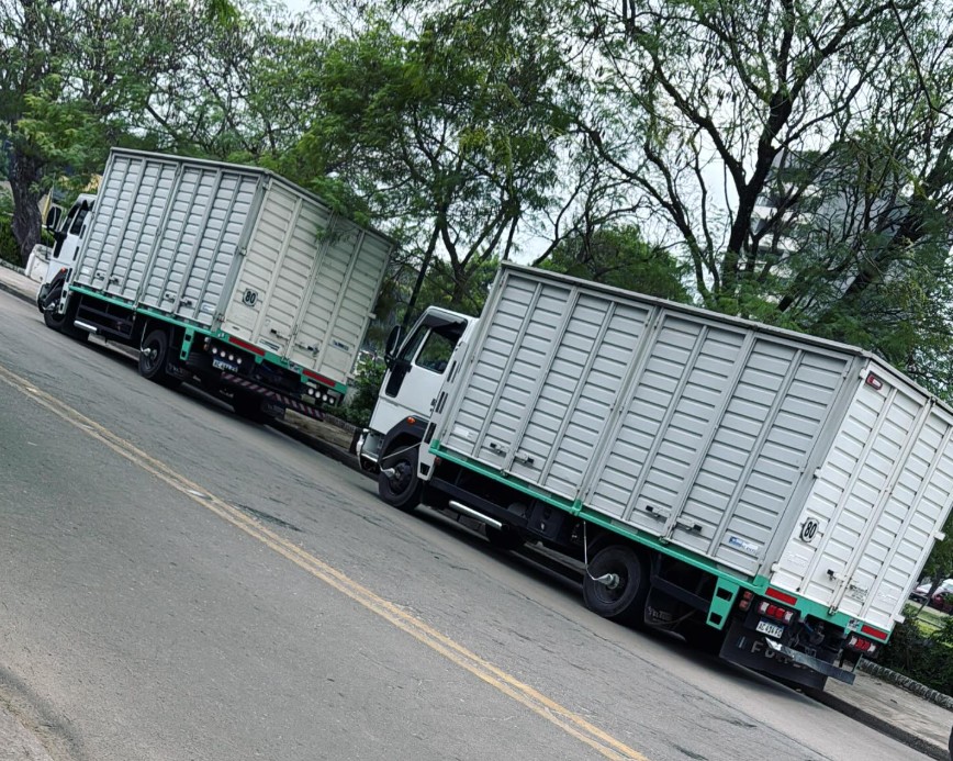 Logística y fletes de cargas en caja y embalaje general entre Carpintería y Chaján