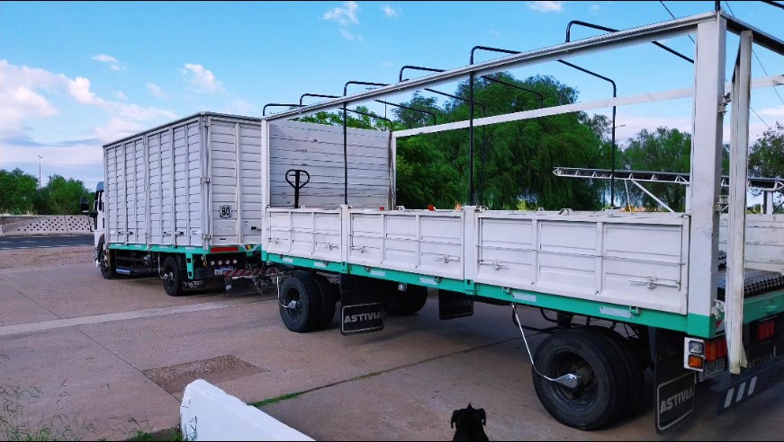 Servicio de flete de pallets y mercancías comerciales en la ruta de Carpintería a Juana Koslay